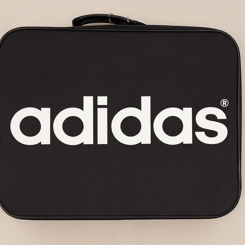 Vintage Adidas Hard Case Travel Bag — Rare West Germany Tag